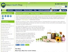Tablet Screenshot of horizonhealthware.com